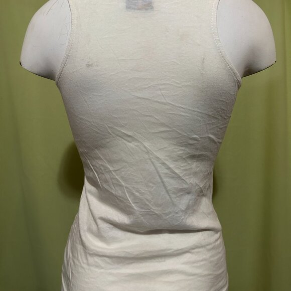 Highway to Hell Women's White Tank Top Size Small Urban Blues New York - Picture 3 of 3